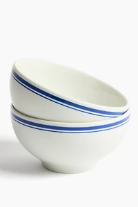 Lot de 2 petits bols en porcelaine