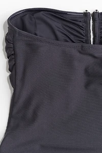 Padded-Cup Bandeau Swimsuit