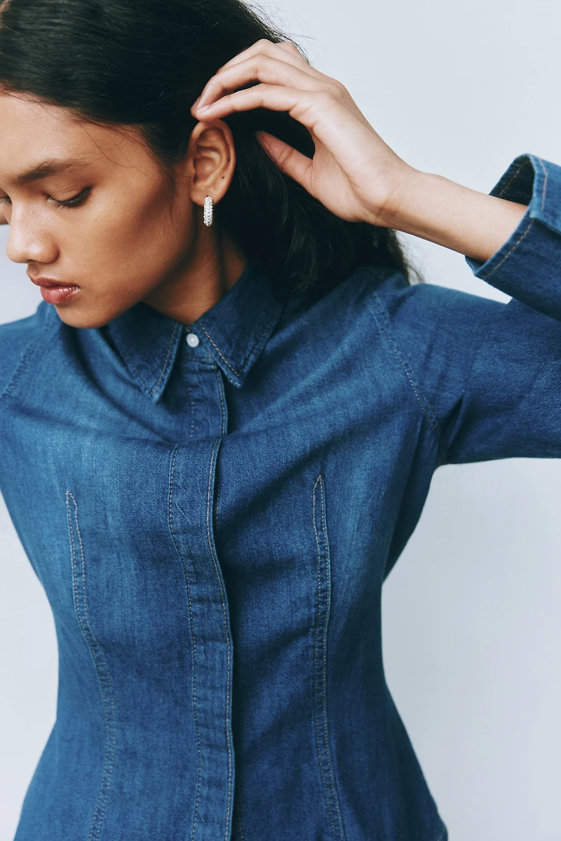 Fitted Denim Shirt