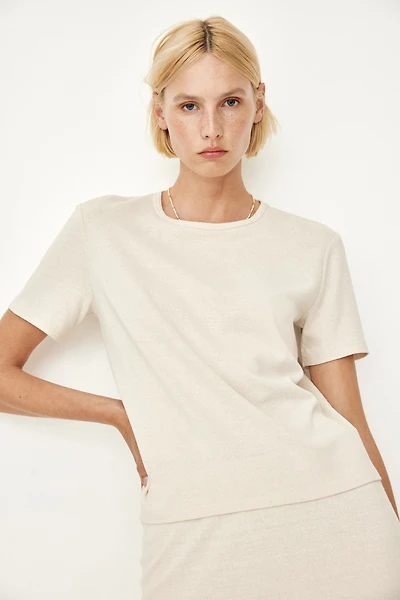 Silk-Blend T-Shirt