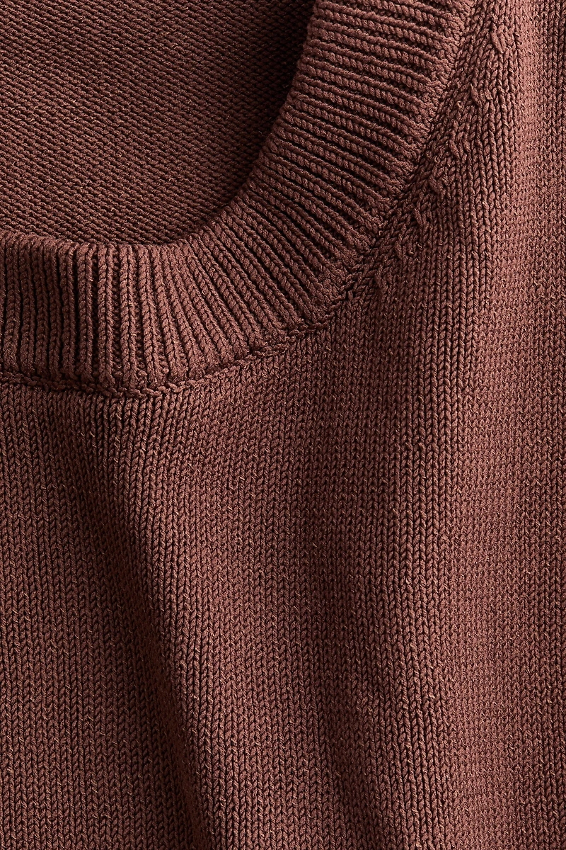 Chandail à bords roulottés