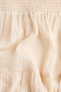 Smocked Chiffon Skirt