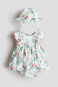 2-Piece Printed Floral Set