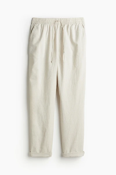 Pantalon de jogging en lin mélangé