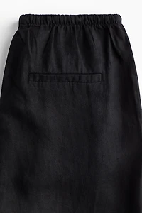 Linen Drawstring Pants