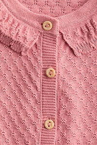 Textured-Knit Cotton Jumpsuit