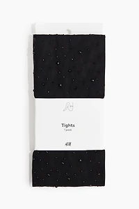 Rhinestone-Embellished Tights
