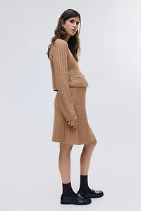 Ensemble MAMA 2 pièces en tricot torsadé