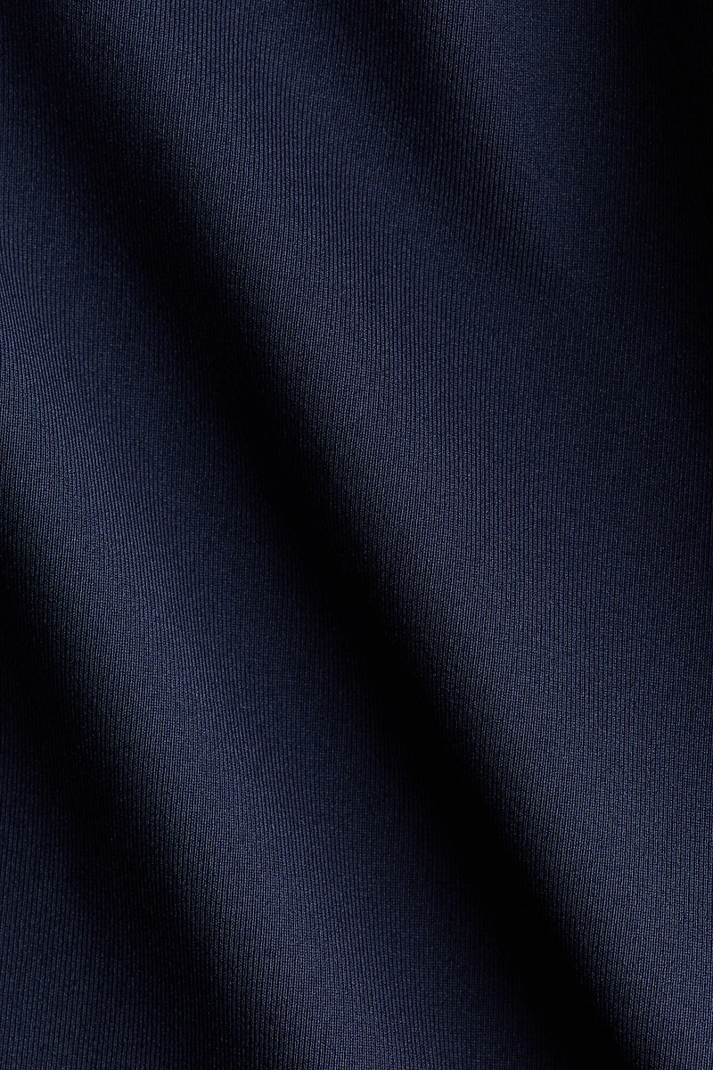 Padded-Cup High-Leg Swimsuit