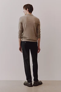 Slim Fit Wool-Blend Pants
