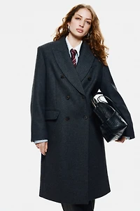 Wool-Blend Coat