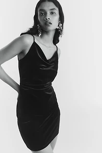 Draped Strappy Dress