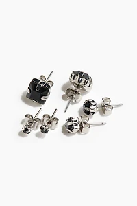 3 Pairs Stud Earrings