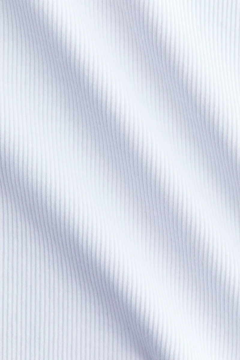 Débardeur en coton côtelé