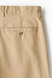 Pantalon de coutil décontracté en coton