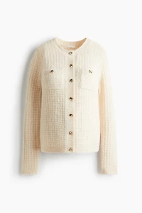 MAMA Structured-Knit Cardigan