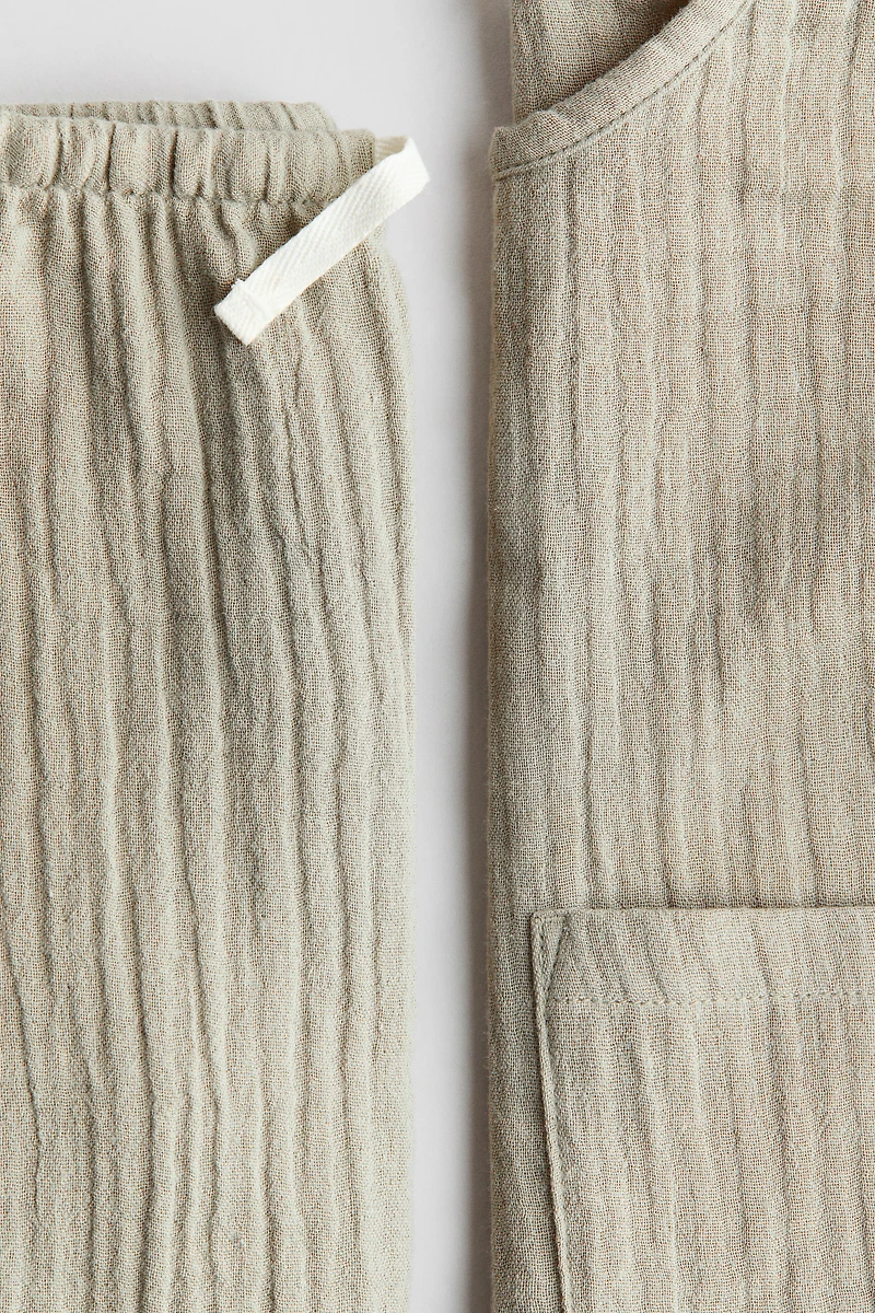 2-Piece Cotton Muslin Set