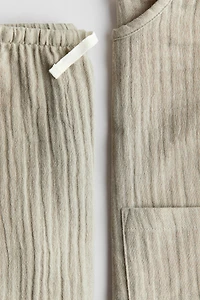 2-Piece Cotton Muslin Set