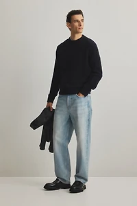 Regular-Fit Fine-knit Wool Sweater