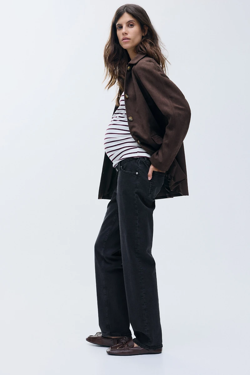 MAMA Before & After Straight Low Jeans