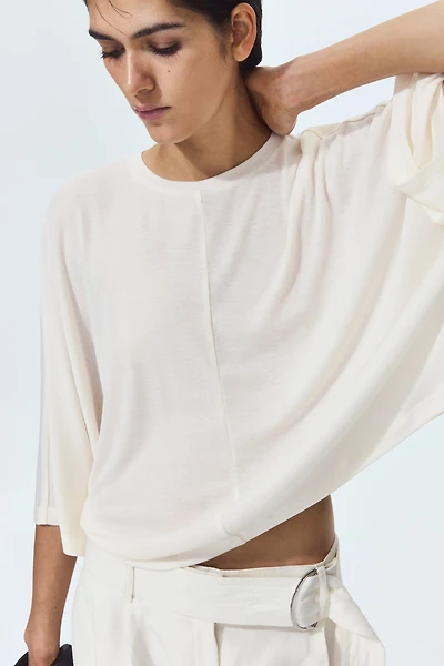 T-shirt à manches chauve-souris