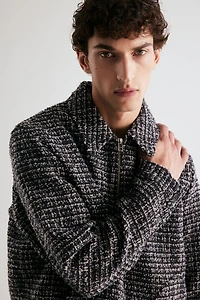 Regular Fit Tweed overshirt