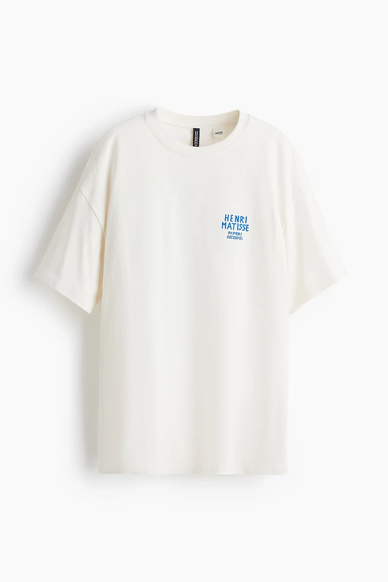 T-shirt ample imprimé