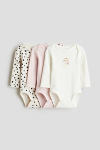 3-pack Printed Jersey Bodysuits