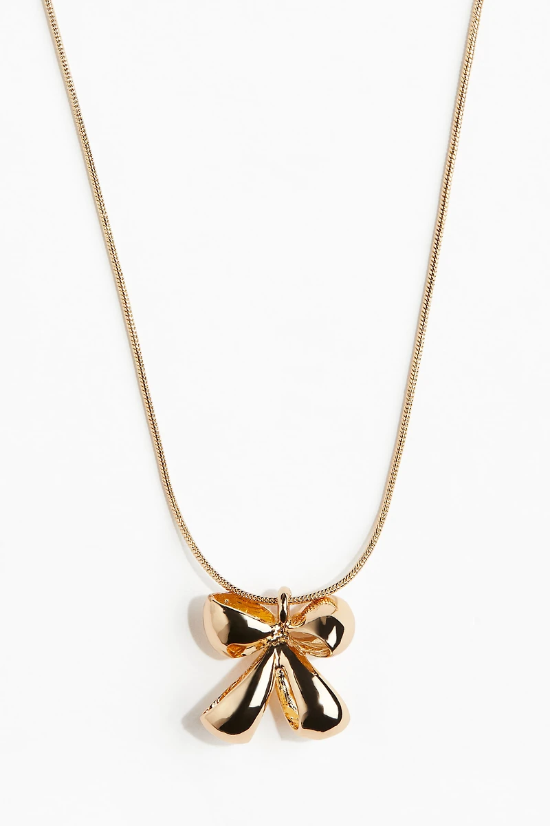Bow-Pendant Necklace