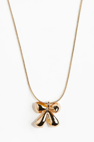 Bow-Pendant Necklace