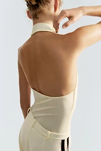 Halterneck thong body