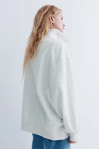 Chandail à col fermeture éclair