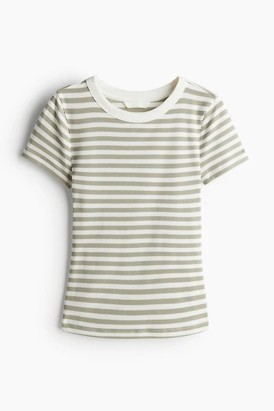 Ribbed T-shirt