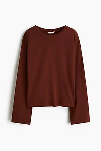 Haut à manches longues en coton