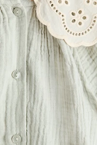 Cotton Muslin Romper Suit