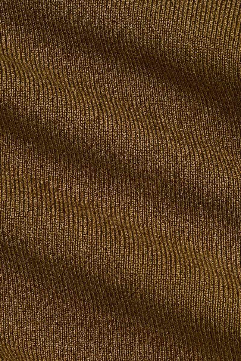 Gilet en tricot côtelé