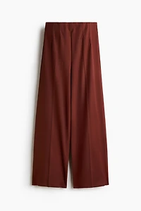 Pantalon large avec taille élastique