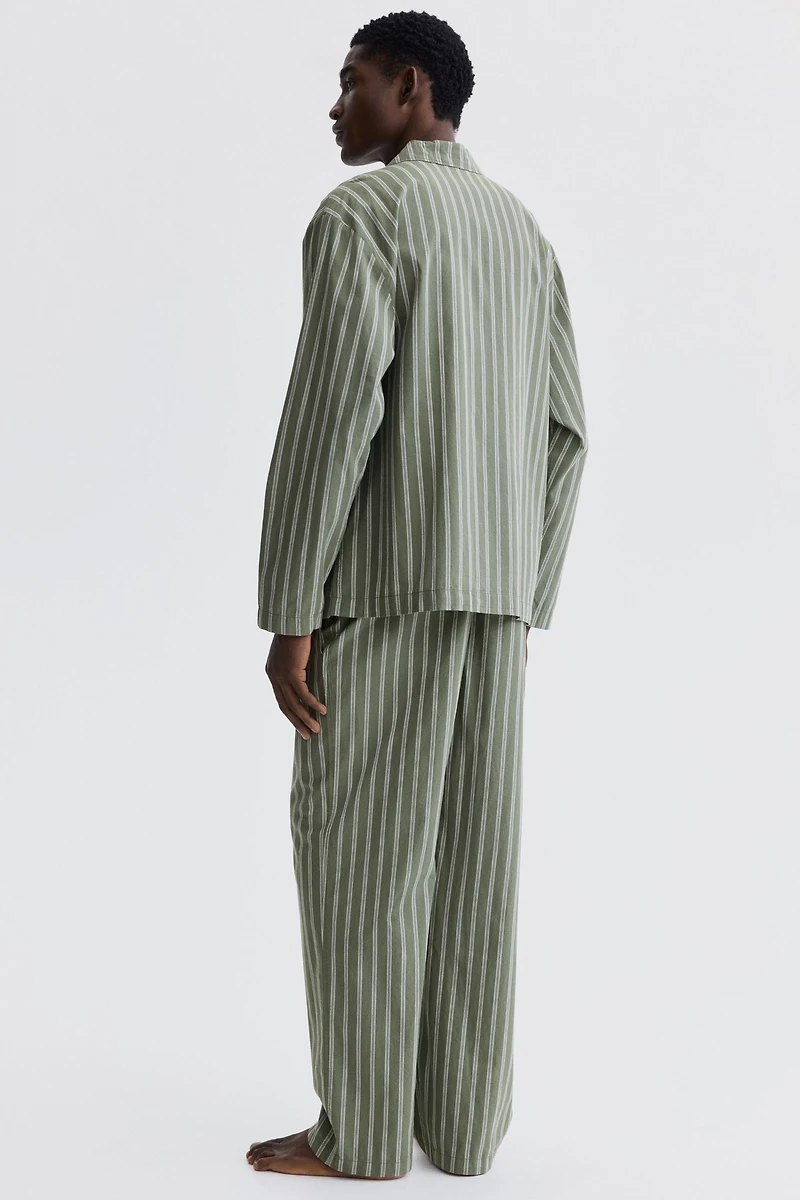 Poplin Pajama Shirt and Pants