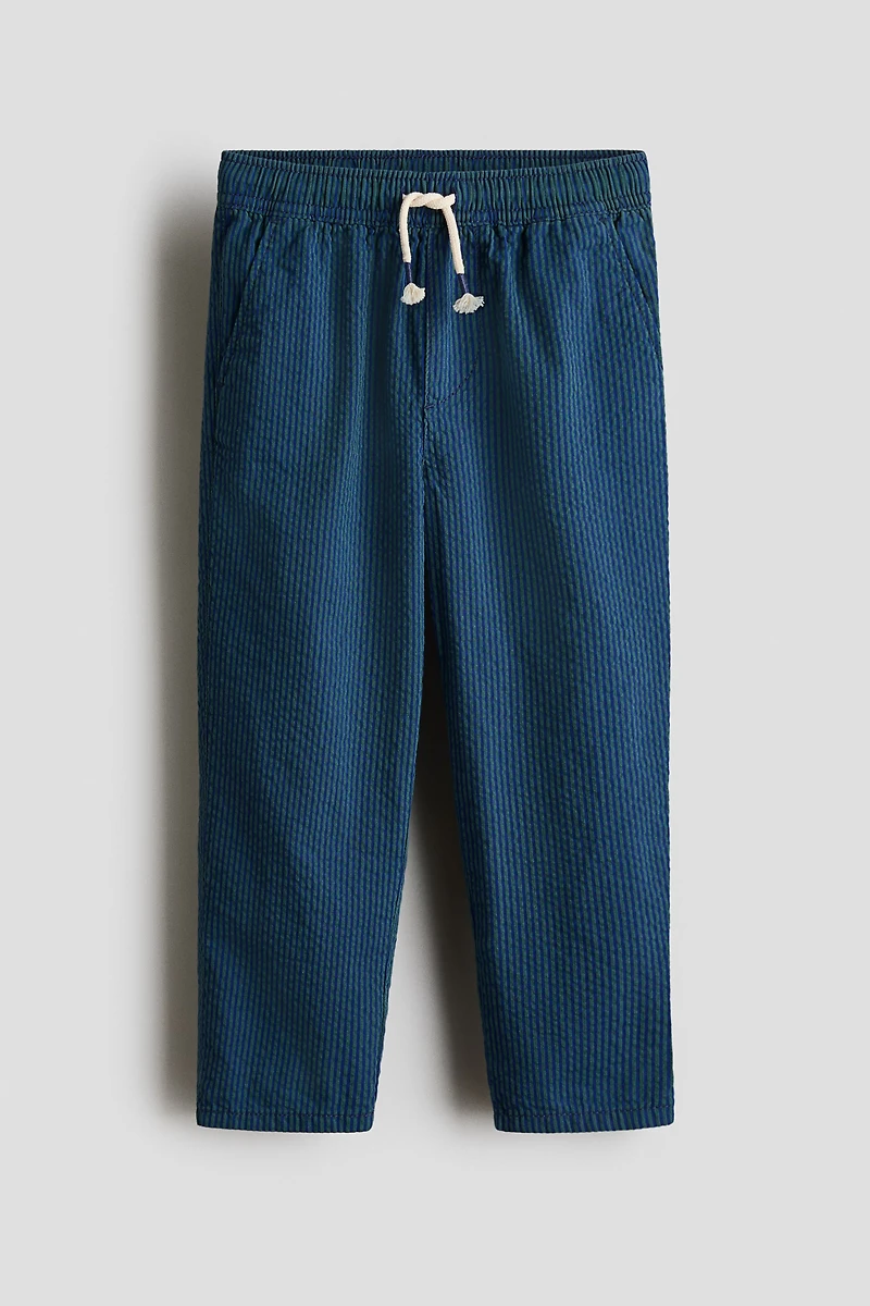 Cotton Seersucker Pants