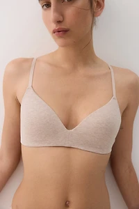 2-pack Padded Soft-cup Cotton Bras
