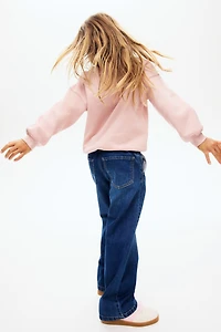 Wide-Leg Jeans with Motif