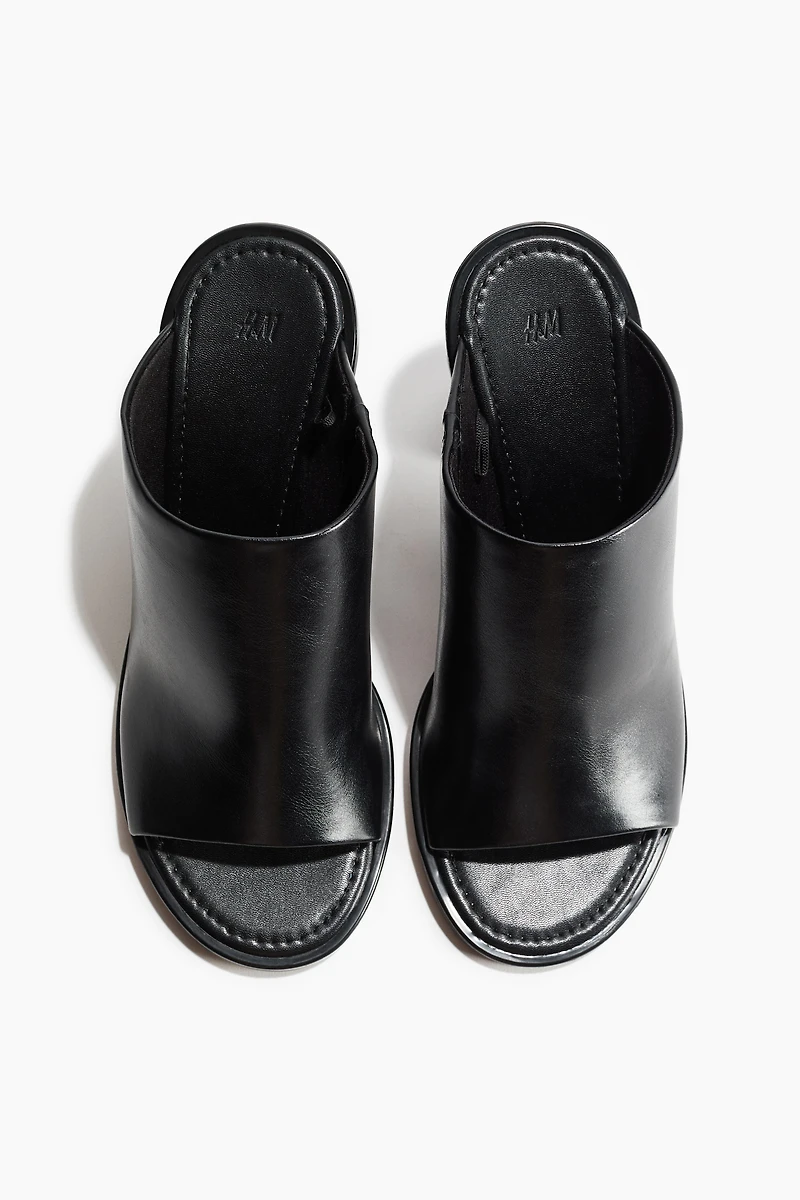 Block-Heeled Sandals