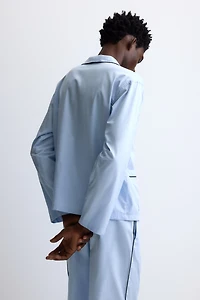 Chemise et pantalon de pyjama en coton