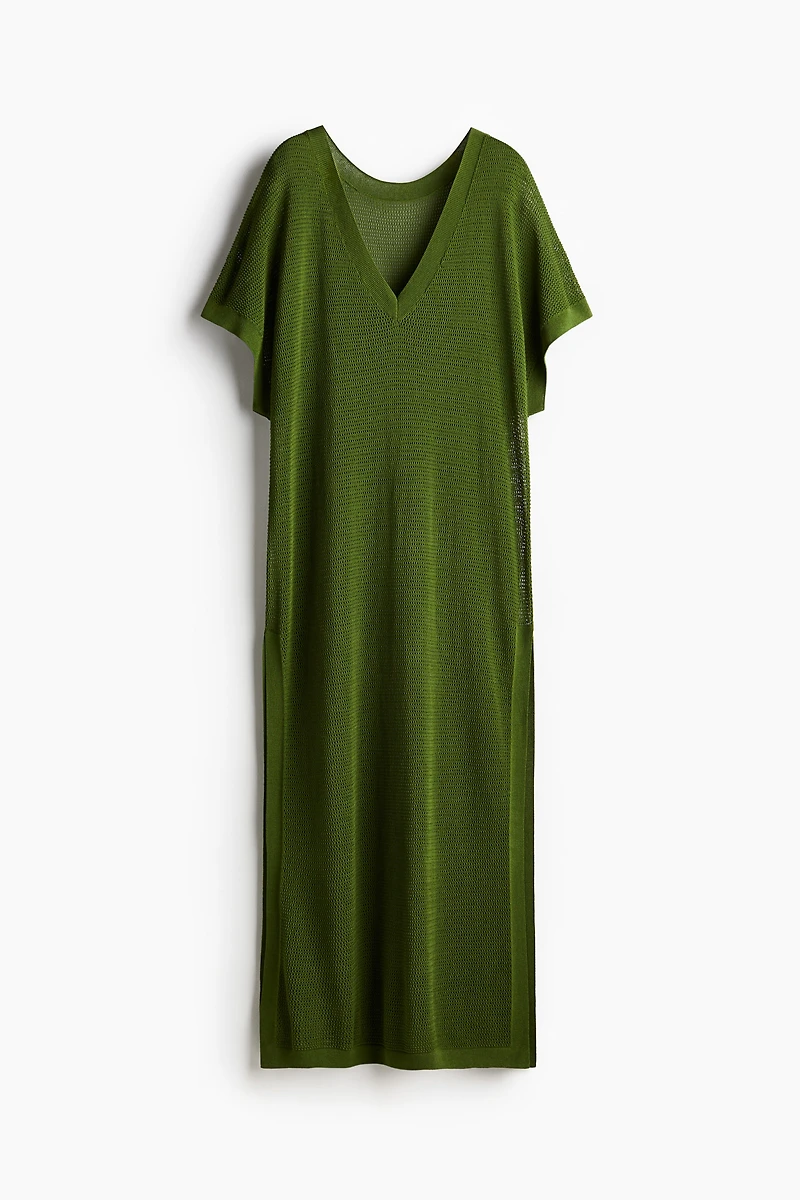 Pointelle-Knit Beach Dress