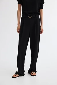 Pantalon en jersey point de Rome