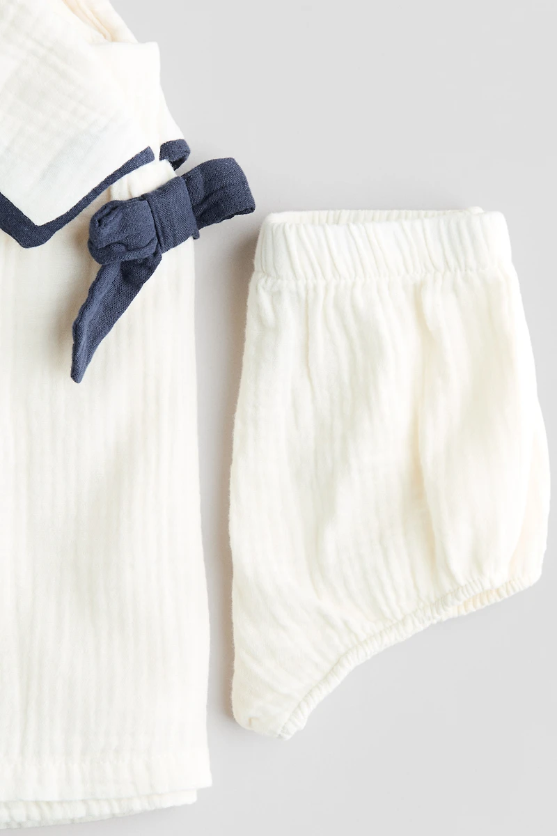 2-Piece Cotton Muslin Set