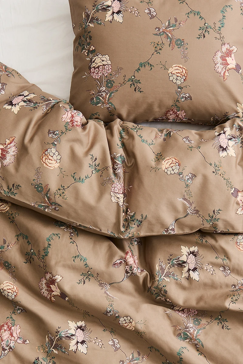 Cotton Sateen Twin Duvet Cover Set