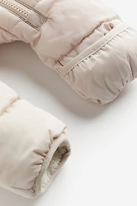 Combinaison d'hiver doublée de tissu peluche