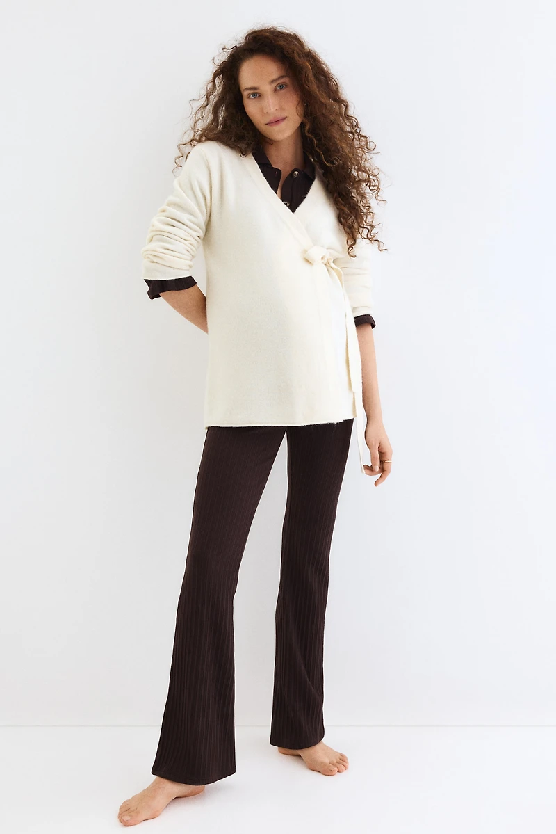 MAMA Before & After Wrap-front Cardigan