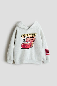 Loose-Fit Printed Hoodie